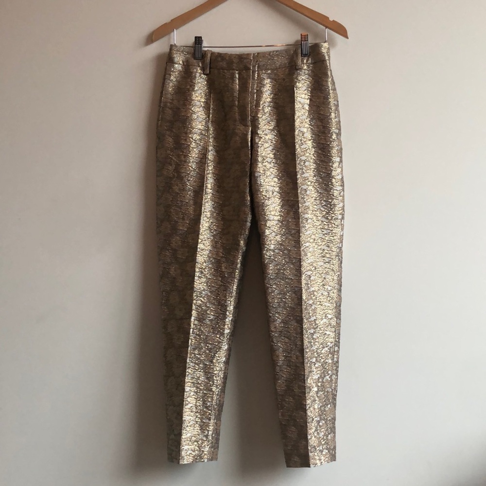Paul & Joe Sister metallic trousers, size 36 (size 6)